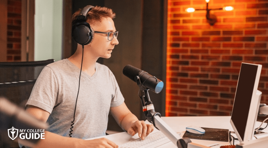 Radio Show Host with a Journalism degree