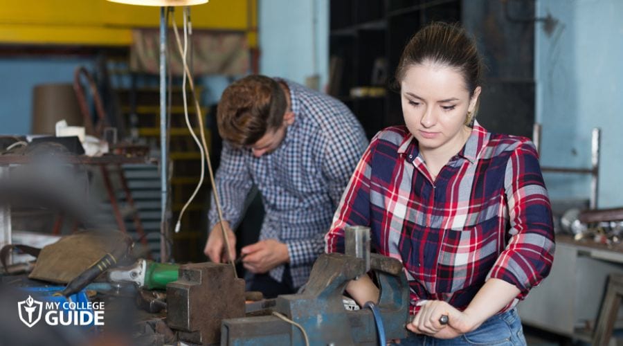 Students enrolled to a Trade School