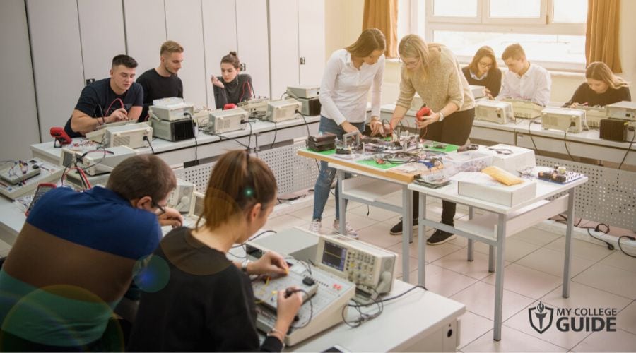Students enrolled in a Vocational School
