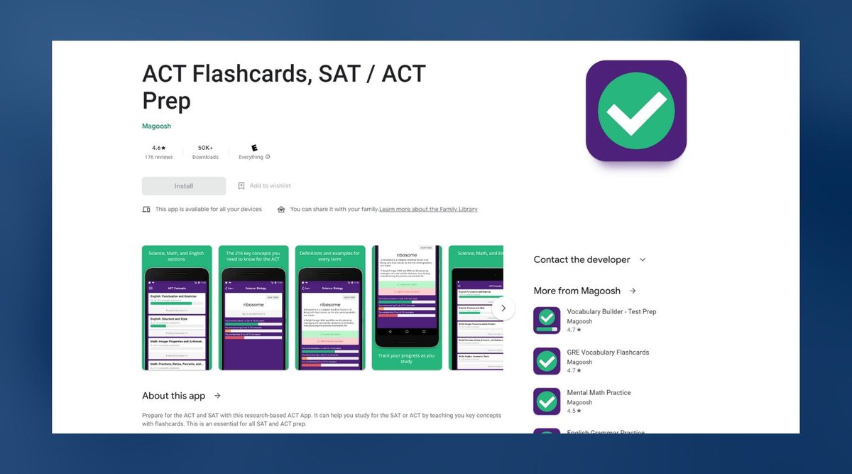  ACT Practice Flashcards