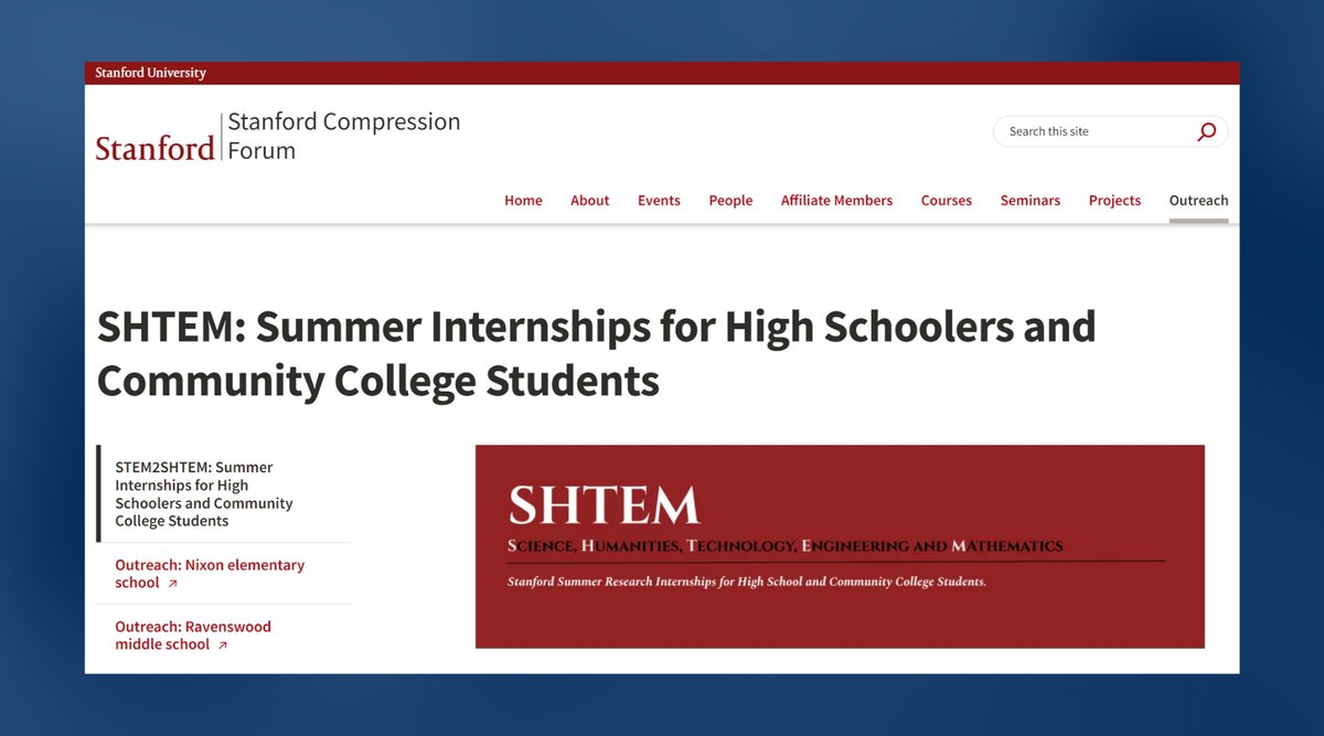 Stanford Compression Forum Summer Internship