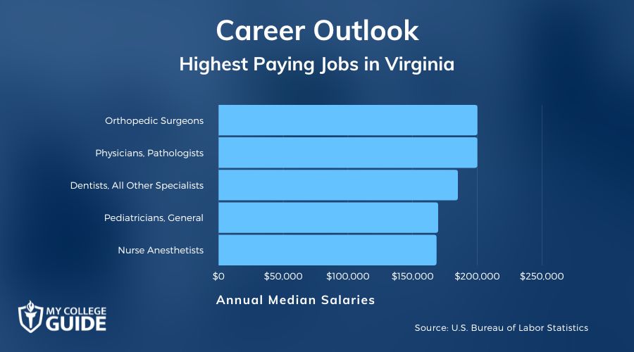 Highest Paying Jobs in Virginia